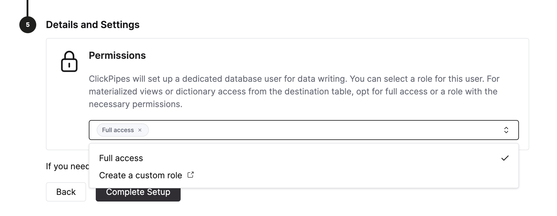 Проверьте права доступа